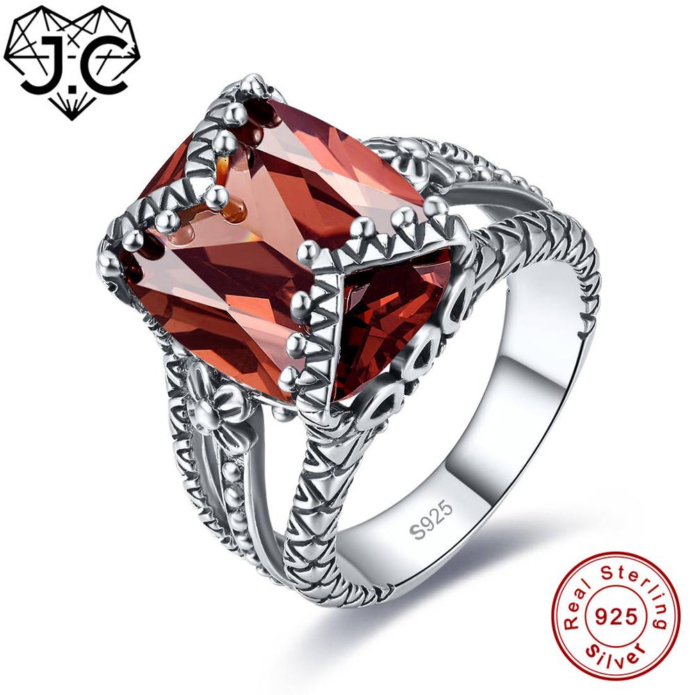 Fine Jewelry Solitaire Unisex Rainbow & Morganite Topaz 925 Sterling Silver Ring Size 6 7 8 9 For Lovers Christmas Gifts