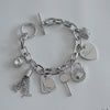 J.hangke tassels Heart Beetle Charm Bracelets Bangles For Women Gold Color Bracelet Austrian Crystal Chain Pulseras