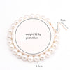 JCYMONG 2021 Simple 5 Size White Imitation Pearl Choker Necklace For Women Elegant Big Round Simulated Pearl Weddings Jewelry