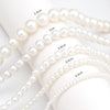 JCYMONG 2021 Simple 5 Size White Imitation Pearl Choker Necklace For Women Elegant Big Round Simulated Pearl Weddings Jewelry
