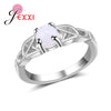 Fashion Modern Rings Bridal Wedding Finger Rings 925 Sterling Silver Trendy Gift For Mother/Girlfriend/Lover/Sister