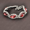Hot Sell European Style 925 Sterling Silver Clear Exquisite Cubic Zirconia Charm Bracelet for Women 4 Color Jewelry