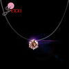 Transparent Rope Pendant Necklace 8 Colors Clear Cubic Zirconia 925 Sterling Silver Interface Popular Factory Price