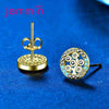 Trendy Stub Earrings 925 Sterling Silver Women Anniversary Appointment Jewelry Gifts Wholesale High Quality Popular