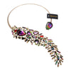 6 Colors Fashion Jewelry Chain Crystal Collar Choker Charm Statement Crystal Pendant Bib Necklace