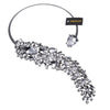 6 Colors Fashion Jewelry Chain Crystal Collar Choker Charm Statement Crystal Pendant Bib Necklace