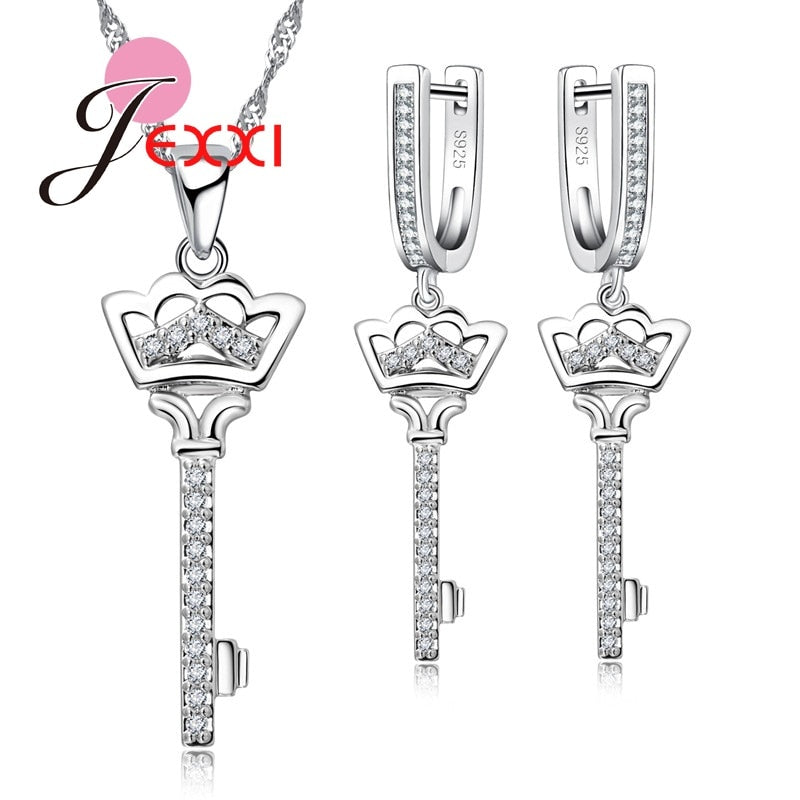 JEXXI-New-Limited-Wedding-Austria-Crystal-925-Sterling-Silver-Jewelry-Sets-Key-Pendants-Necklaces-Dangle-Earring