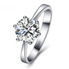 Romantic Wedding Rings Jewelry Cubic Zirconia Ring for Women Men 925 Sterling Silver Rings Accessories