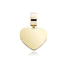 JINAO Heart-shaped Photo Pendant Iced Zircon Cubic Zirconia Pendant Hip Hop Jewelry Can Be Opened