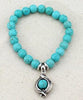 WSB018 Vintage Charms stone Beads Owl Elephant Bird Pendant Bracelet Hand Cross Bracelets Women Fine Jewelry Pulsera