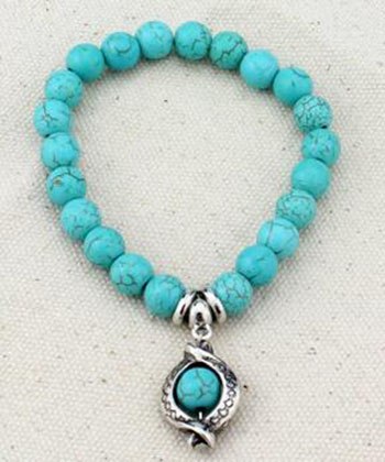 WSB018 Vintage Charms stone Beads Owl Elephant Bird Pendant Bracelet Hand Cross Bracelets Women Fine Jewelry Pulsera