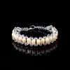 Fashion Women Black Pearl Bracelet 8-9 mm AAA Quality Natural Drop Pearl Jewelry For Mother Gift grade special