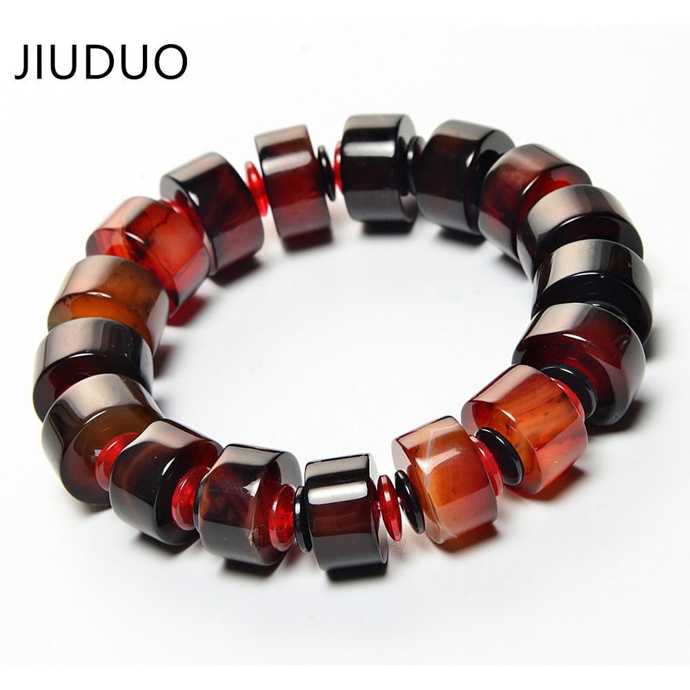 Free shipping Gao files luxurious natural agate bracelet genuine neutral fashion gift factory   price
