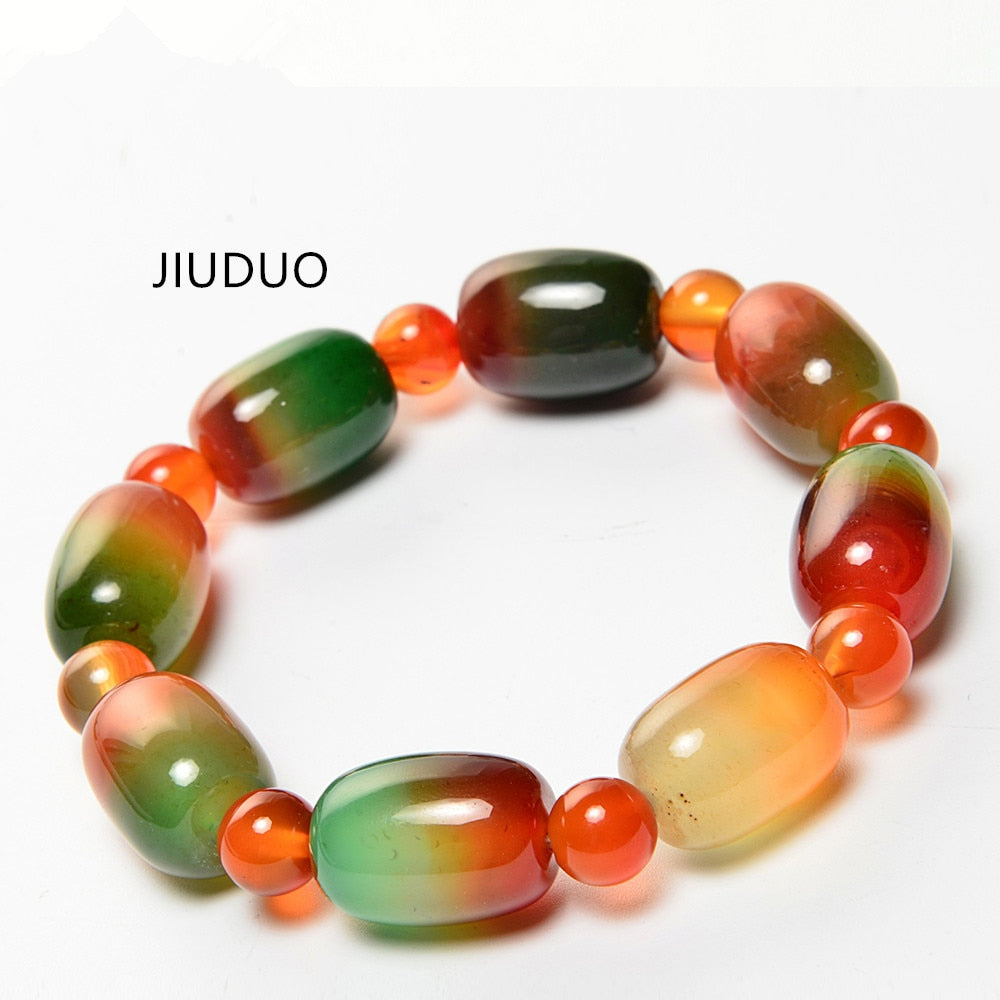 Gao files luxurious natural agate bracelet 100% genuine neutral fashion gift factory   price