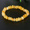 Genuine natural amber bracelet ladies high-end occasion bracelet chicken yellow yellow beeswax aid bracelet