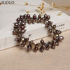 Genuine natural pearl bracelet female female Korean jewelry pearl bracelet to send his girlfriend natural crystal agate