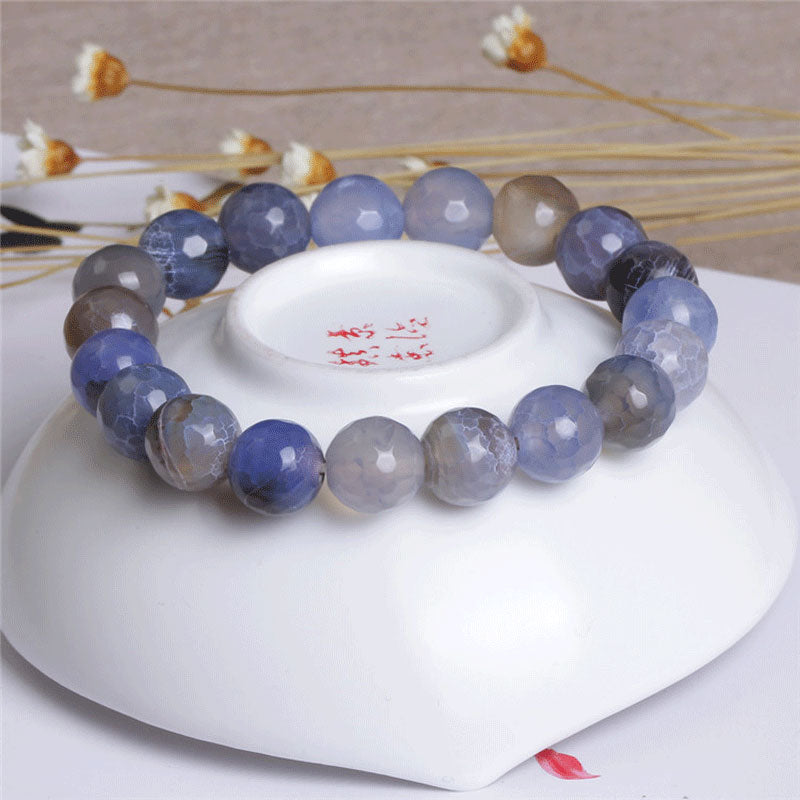 Natural Purple Chalcedony Lavender Amethyst Fragrance Genuine DIY Bracelet Beads string Fashion Jewelry