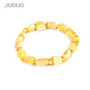 Unique super burst 100% Natural amber beeswax multi-treasure hand string bracelet lady genuine noble grade BT0035