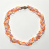 Western jewellry 100% Pearl Necklace muti-strand & colorful 14-15mm Natural Pearl Necklace