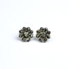 authentic elegant natural amber beeswax sterling silver gold earrings
