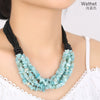 jewelry Multicolor optional gravel necklace for women creative shell crystal necklaces outdoor ethnic jewelry