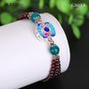 jewelry Multiple styles Exquisite garnet bracelet for women Three chain combination garnet jewelry of bracelets