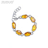 jewelry Pure natural Baltic amber beeswax female bracelet 925 silver inl support re-inspection attached certificate