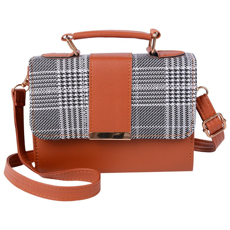JODIMITTY 2022 Vintage Leather Crossbody Bags For Women Travel Handbag Chain Rivet Lock Small Shoulder Messenger Female