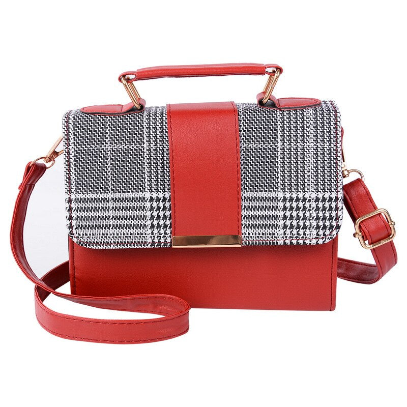 JODIMITTY 2022 Vintage Leather Crossbody Bags For Women Travel Handbag Chain Rivet Lock Small Shoulder Messenger Female