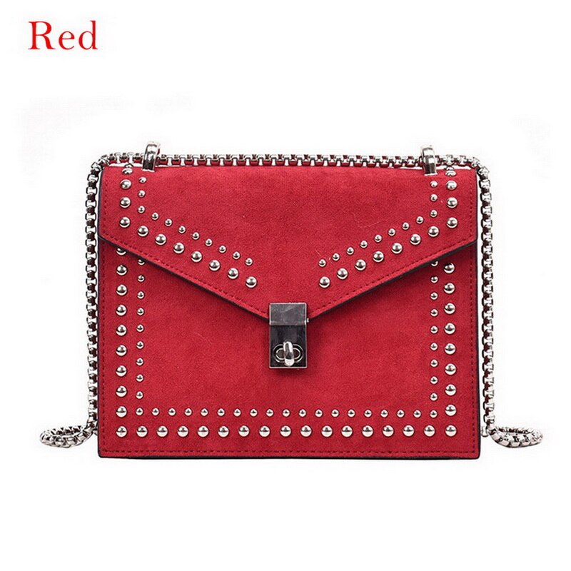 JODIMITTY 2022 Vintage Leather Crossbody Bags For Women Travel Handbag Chain Rivet Lock Small Shoulder Messenger Female