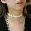 JUCHAO Daisy Lace Necklace Neckband  Choker Little Laurie Necklace Aesthetic Gothic  Jewelry
