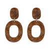 5 colors   2020 Bijoux resin Earrings statement drop Earrings Wholesales Women Jewelry earring