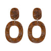 5 colors   2020 Bijoux resin Earrings statement drop Earrings Wholesales Women Jewelry earring