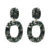 5 colors   2020 Bijoux resin Earrings statement drop Earrings Wholesales Women Jewelry earring