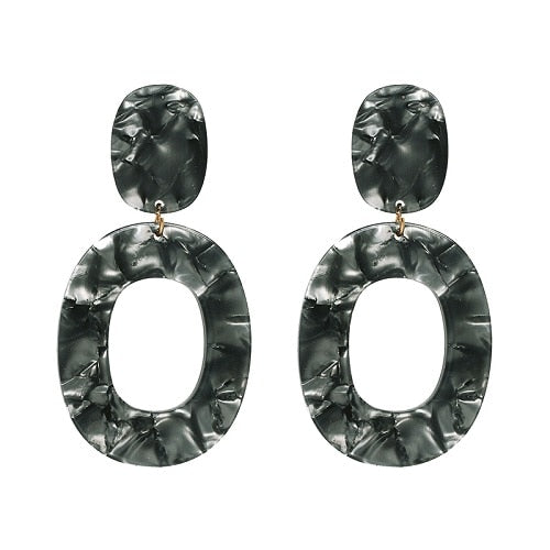 5 colors   2020 Bijoux resin Earrings statement drop Earrings Wholesales Women Jewelry earring