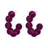 7 colors statement pom pom drop earring Jewelry Hot Selling Elegant Earrings for Women earrings
