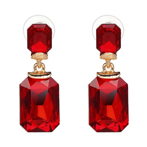 2020 Bijoux simple crystal Earrings statement drop Earrings Wholesales Women Jewelry