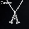 Letter Necklaces Pendants Initial Alphabet Necklace Sliver Color Silver Plated Necklace For Women Girl Birthd Gift