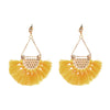 13 Colors 2020 New Fashion Fringing Earrings Statement Jewelry Tassel Long Earring For Women Wedding Dangle Drop Earrings