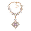 Bohemian Choker Collar Necklace 2020 Luxury Crystal Flower Necklaces & Pendants Bib Maxi Statement Necklaces G2105-1