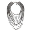 JURAN Gold Punk Collar Choker  2021 Metal Chain Tassel Necklace & PendantChoker Maxi Statement Necklace 3 Colors B1507 H2408-1