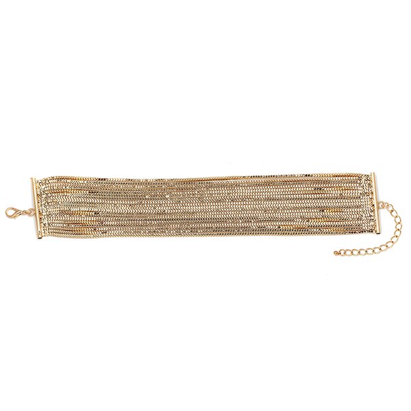 JURAN Gold Punk Collar Choker  2021 Metal Chain Tassel Necklace & PendantChoker Maxi Statement Necklace 3 Colors B1507 H2408-1