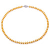6.0-7.0mm Pearl Necklace Natural Cultured Necklace for Girl Women Real Pearl Jewery Party Necklace