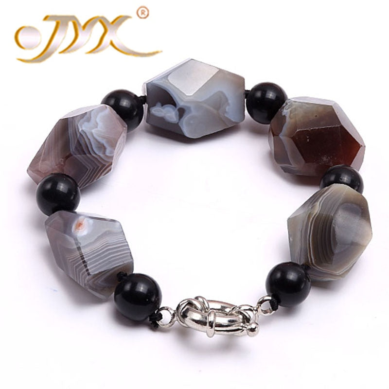 Agate Bracelet 20x16mm Irregular Agate Bracelet 8