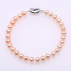 Peacock Green Multicolor Bracelet Natural Cultured Pearl Round Women Bracelet Mother bracelet Black bracelet