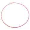Pearl Necklace Choker White Pink Lavender Pearl Necklace Pearl Necklace Adjustable Length 18 (4.5-5.5mm)