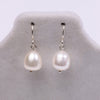 Silver Earrings 925 Pearl Earrings Drop- Shaped Pearl Drop Earrings Fine 100% Real 2020