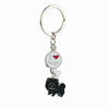 Jack Russell Terrier Keychain For Women Men Bulldog Shepherd Dog Pendant Key Ring Pet Jewerly Friends Christmas Gift llavero