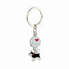 Jack Russell Terrier Keychain For Women Men Bulldog Shepherd Dog Pendant Key Ring Pet Jewerly Friends Christmas Gift llavero