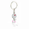 Jack Russell Terrier Keychain For Women Men Bulldog Shepherd Dog Pendant Key Ring Pet Jewerly Friends Christmas Gift llavero